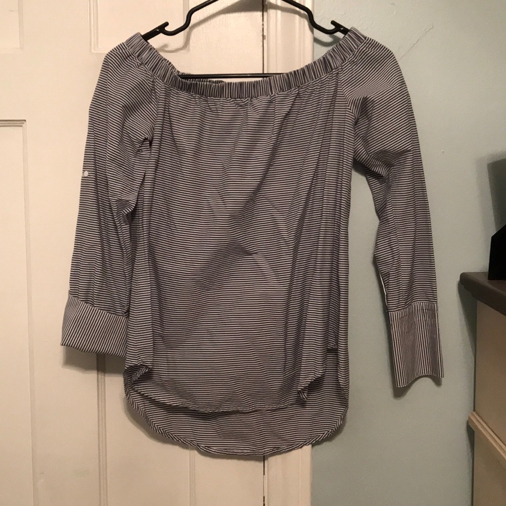 Cremieux Off The Shoulder Shirt
